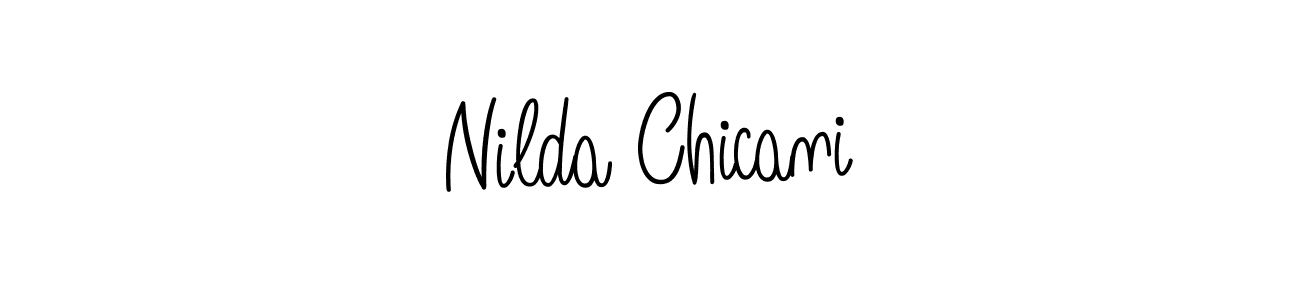 Once you've used our free online signature maker to create your best signature Angelique-Rose-font-FFP style, it's time to enjoy all of the benefits that Nilda Chicani name signing documents. Nilda Chicani signature style 5 images and pictures png