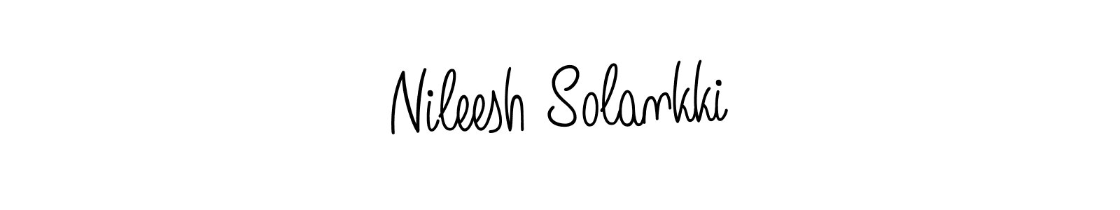 Best and Professional Signature Style for Nileesh Solankki. Angelique-Rose-font-FFP Best Signature Style Collection. Nileesh Solankki signature style 5 images and pictures png