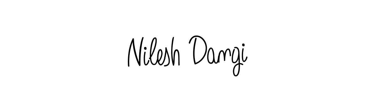 How to Draw Nilesh Dangi signature style? Angelique-Rose-font-FFP is a latest design signature styles for name Nilesh Dangi. Nilesh Dangi signature style 5 images and pictures png