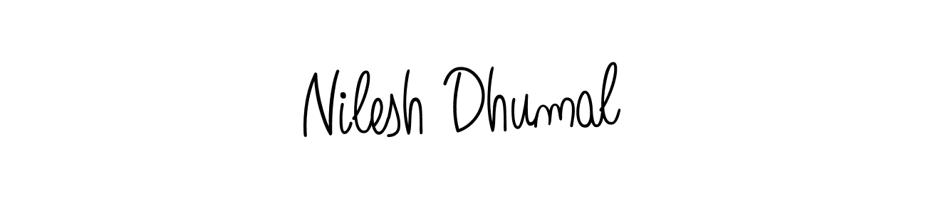 You can use this online signature creator to create a handwritten signature for the name Nilesh Dhumal. This is the best online autograph maker. Nilesh Dhumal signature style 5 images and pictures png