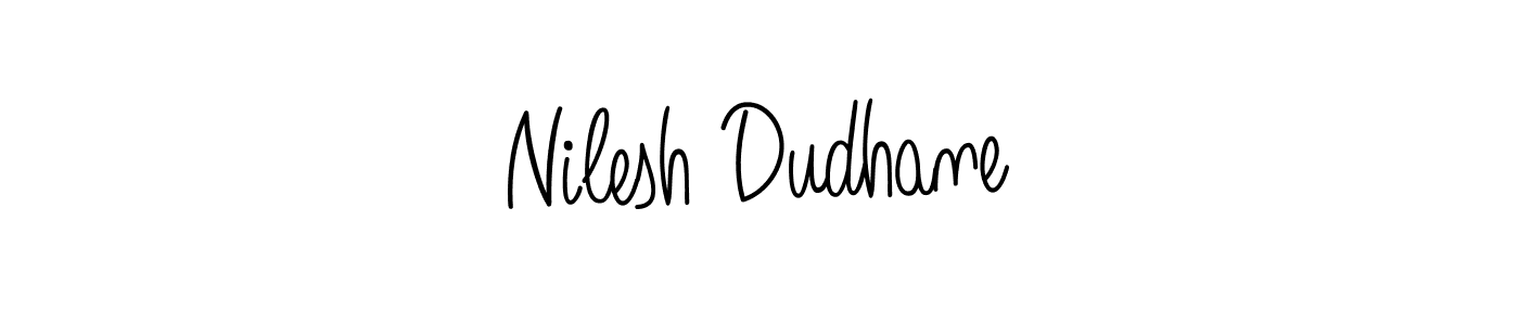 This is the best signature style for the Nilesh Dudhane name. Also you like these signature font (Angelique-Rose-font-FFP). Mix name signature. Nilesh Dudhane signature style 5 images and pictures png