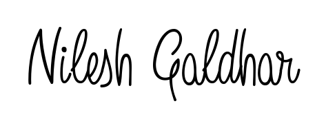 Once you've used our free online signature maker to create your best signature Angelique-Rose-font-FFP style, it's time to enjoy signing your documents with Nilesh Galdhar name. Nilesh Galdhar signature style 5 images and pictures png