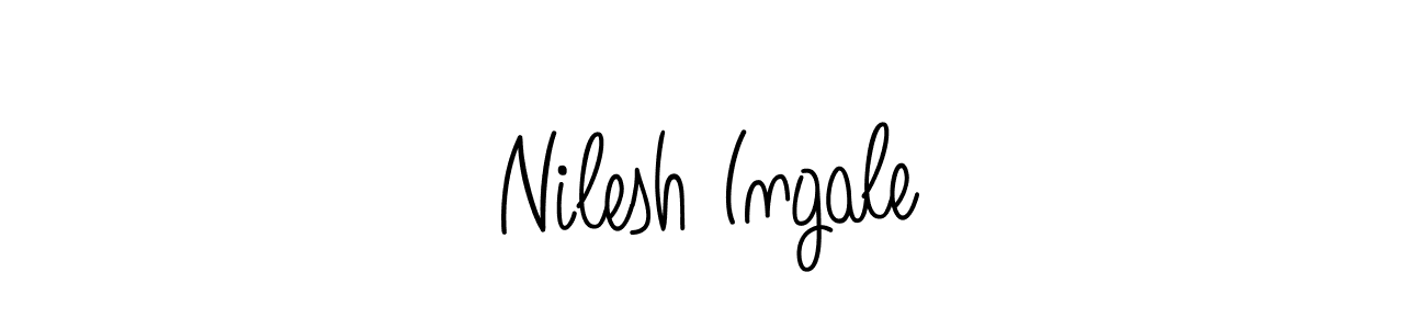 Check out images of Autograph of Nilesh Ingale name. Actor Nilesh Ingale Signature Style. Angelique-Rose-font-FFP is a professional sign style online. Nilesh Ingale signature style 5 images and pictures png