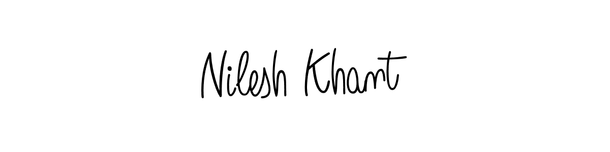 You can use this online signature creator to create a handwritten signature for the name Nilesh Khant. This is the best online autograph maker. Nilesh Khant signature style 5 images and pictures png