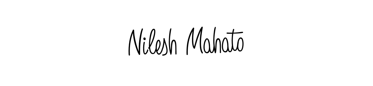 Make a beautiful signature design for name Nilesh Mahato. Use this online signature maker to create a handwritten signature for free. Nilesh Mahato signature style 5 images and pictures png