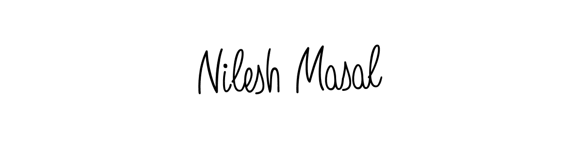 You can use this online signature creator to create a handwritten signature for the name Nilesh Masal. This is the best online autograph maker. Nilesh Masal signature style 5 images and pictures png