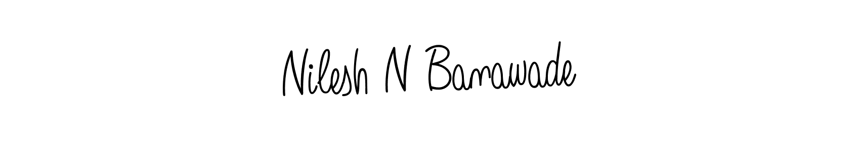 It looks lik you need a new signature style for name Nilesh N Banawade. Design unique handwritten (Angelique-Rose-font-FFP) signature with our free signature maker in just a few clicks. Nilesh N Banawade signature style 5 images and pictures png