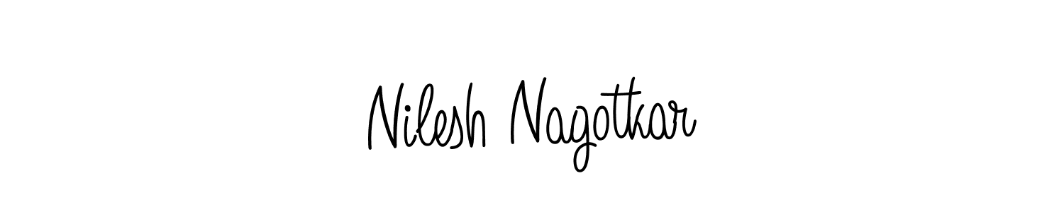 Also we have Nilesh Nagotkar name is the best signature style. Create professional handwritten signature collection using Angelique-Rose-font-FFP autograph style. Nilesh Nagotkar signature style 5 images and pictures png
