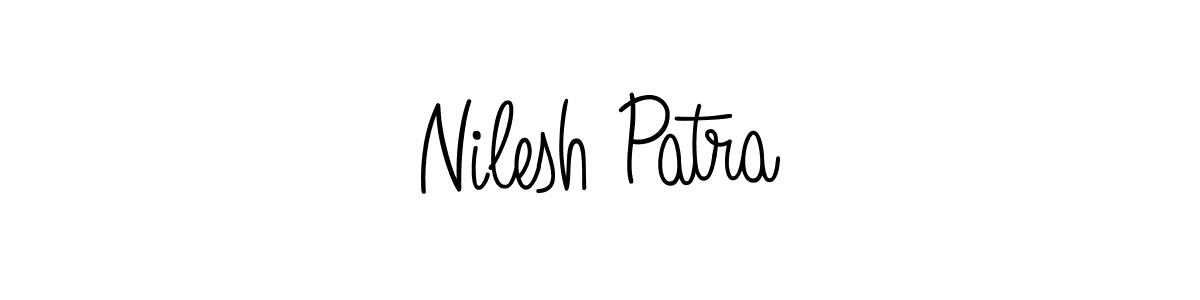 Make a beautiful signature design for name Nilesh Patra. With this signature (Angelique-Rose-font-FFP) style, you can create a handwritten signature for free. Nilesh Patra signature style 5 images and pictures png
