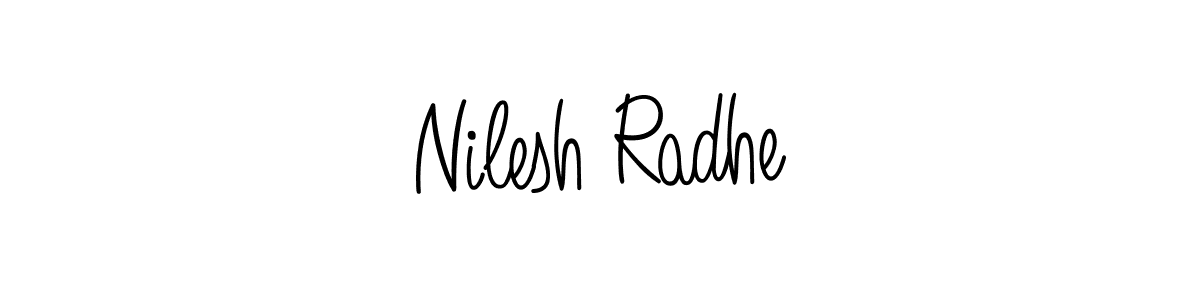 Once you've used our free online signature maker to create your best signature Angelique-Rose-font-FFP style, it's time to enjoy all of the benefits that Nilesh Radhe name signing documents. Nilesh Radhe signature style 5 images and pictures png