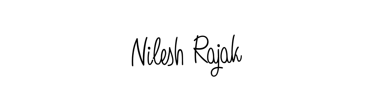 Once you've used our free online signature maker to create your best signature Angelique-Rose-font-FFP style, it's time to enjoy all of the benefits that Nilesh Rajak name signing documents. Nilesh Rajak signature style 5 images and pictures png