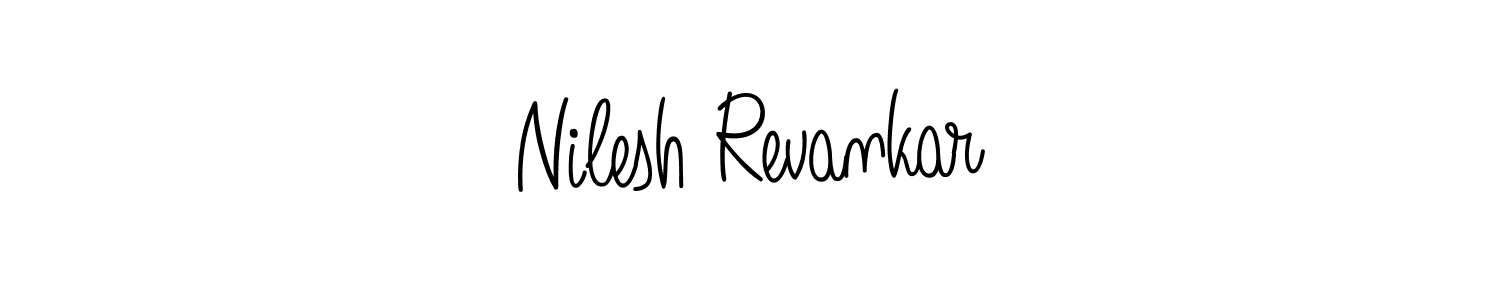 Once you've used our free online signature maker to create your best signature Angelique-Rose-font-FFP style, it's time to enjoy all of the benefits that Nilesh Revankar name signing documents. Nilesh Revankar signature style 5 images and pictures png