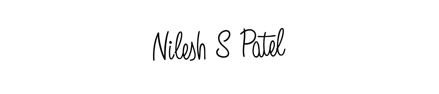 Also You can easily find your signature by using the search form. We will create Nilesh S Patel name handwritten signature images for you free of cost using Angelique-Rose-font-FFP sign style. Nilesh S Patel signature style 5 images and pictures png