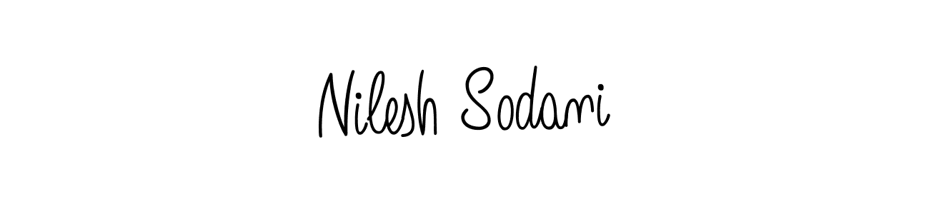 This is the best signature style for the Nilesh Sodani name. Also you like these signature font (Angelique-Rose-font-FFP). Mix name signature. Nilesh Sodani signature style 5 images and pictures png
