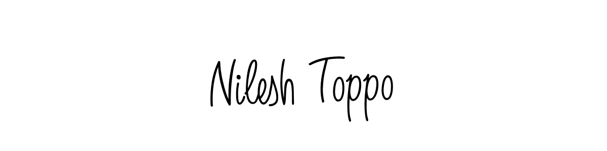 You can use this online signature creator to create a handwritten signature for the name Nilesh Toppo. This is the best online autograph maker. Nilesh Toppo signature style 5 images and pictures png