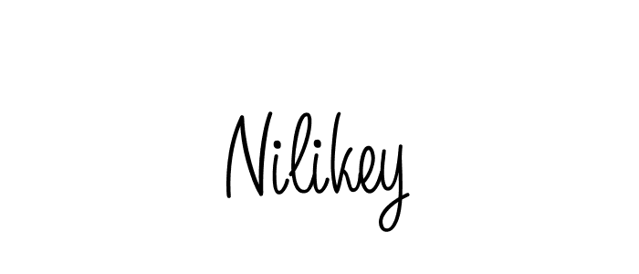 How to make Nilikey signature? Angelique-Rose-font-FFP is a professional autograph style. Create handwritten signature for Nilikey name. Nilikey signature style 5 images and pictures png