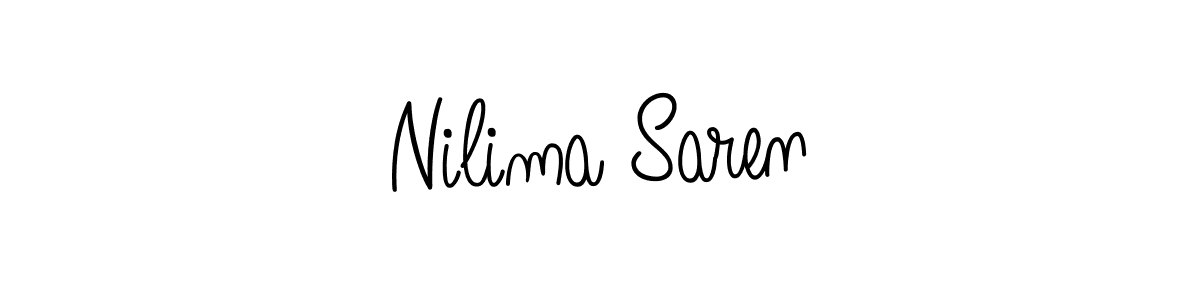 How to Draw Nilima Saren signature style? Angelique-Rose-font-FFP is a latest design signature styles for name Nilima Saren. Nilima Saren signature style 5 images and pictures png