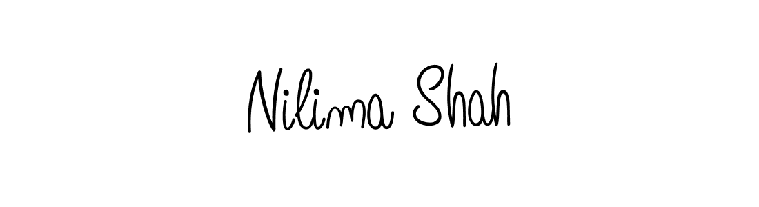 Design your own signature with our free online signature maker. With this signature software, you can create a handwritten (Angelique-Rose-font-FFP) signature for name Nilima Shah. Nilima Shah signature style 5 images and pictures png