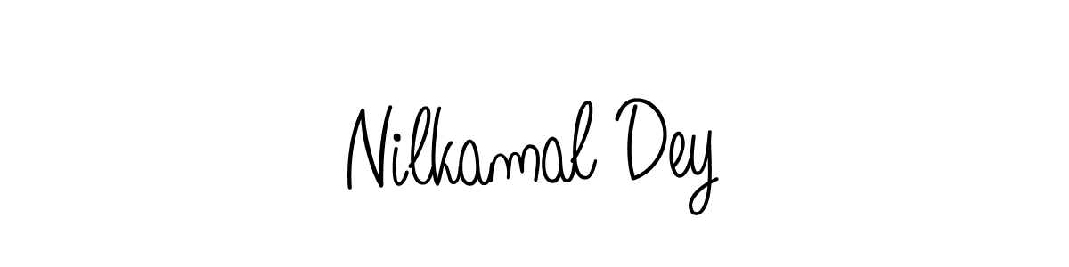 Design your own signature with our free online signature maker. With this signature software, you can create a handwritten (Angelique-Rose-font-FFP) signature for name Nilkamal Dey. Nilkamal Dey signature style 5 images and pictures png