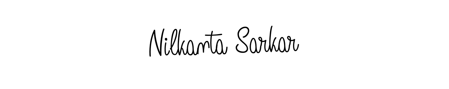 Nilkanta Sarkar stylish signature style. Best Handwritten Sign (Angelique-Rose-font-FFP) for my name. Handwritten Signature Collection Ideas for my name Nilkanta Sarkar. Nilkanta Sarkar signature style 5 images and pictures png