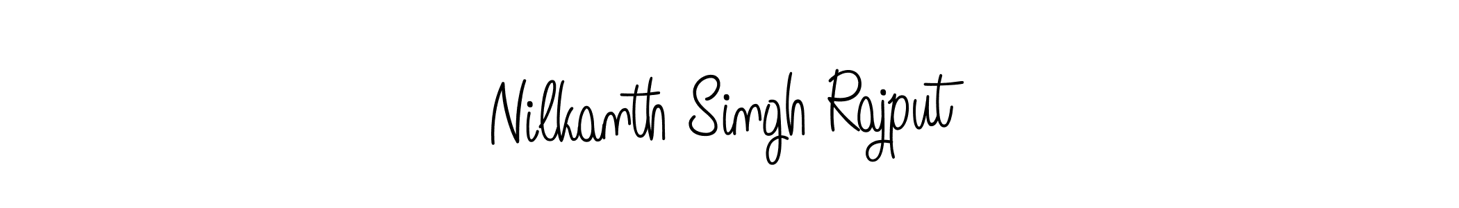 The best way (Angelique-Rose-font-FFP) to make a short signature is to pick only two or three words in your name. The name Nilkanth Singh Rajput include a total of six letters. For converting this name. Nilkanth Singh Rajput signature style 5 images and pictures png