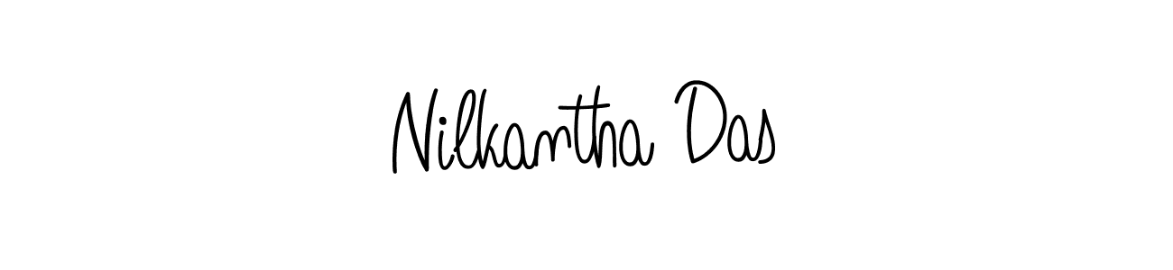 Use a signature maker to create a handwritten signature online. With this signature software, you can design (Angelique-Rose-font-FFP) your own signature for name Nilkantha Das. Nilkantha Das signature style 5 images and pictures png