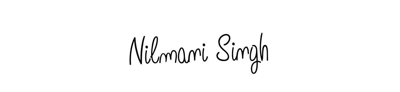 Once you've used our free online signature maker to create your best signature Angelique-Rose-font-FFP style, it's time to enjoy all of the benefits that Nilmani Singh name signing documents. Nilmani Singh signature style 5 images and pictures png