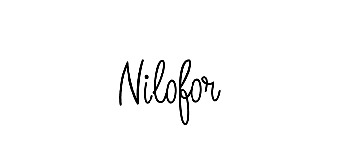 Once you've used our free online signature maker to create your best signature Angelique-Rose-font-FFP style, it's time to enjoy all of the benefits that Nilofor name signing documents. Nilofor signature style 5 images and pictures png