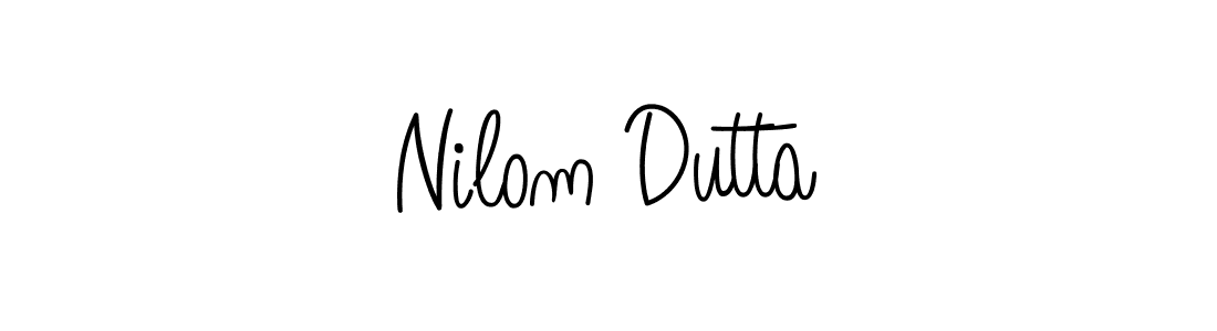 Make a beautiful signature design for name Nilom Dutta. Use this online signature maker to create a handwritten signature for free. Nilom Dutta signature style 5 images and pictures png