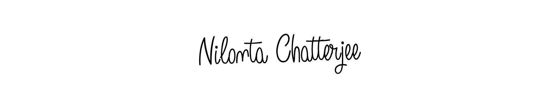 How to make Nilonta Chatterjee name signature. Use Angelique-Rose-font-FFP style for creating short signs online. This is the latest handwritten sign. Nilonta Chatterjee signature style 5 images and pictures png