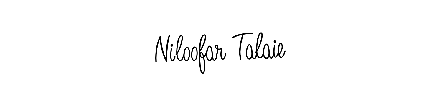 You can use this online signature creator to create a handwritten signature for the name Niloofar Talaie. This is the best online autograph maker. Niloofar Talaie signature style 5 images and pictures png