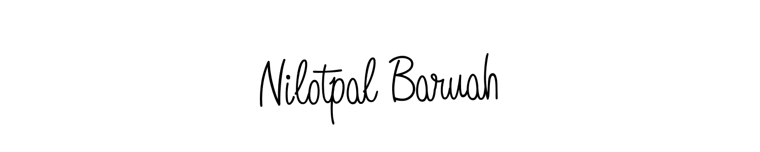 if you are searching for the best signature style for your name Nilotpal Baruah. so please give up your signature search. here we have designed multiple signature styles  using Angelique-Rose-font-FFP. Nilotpal Baruah signature style 5 images and pictures png