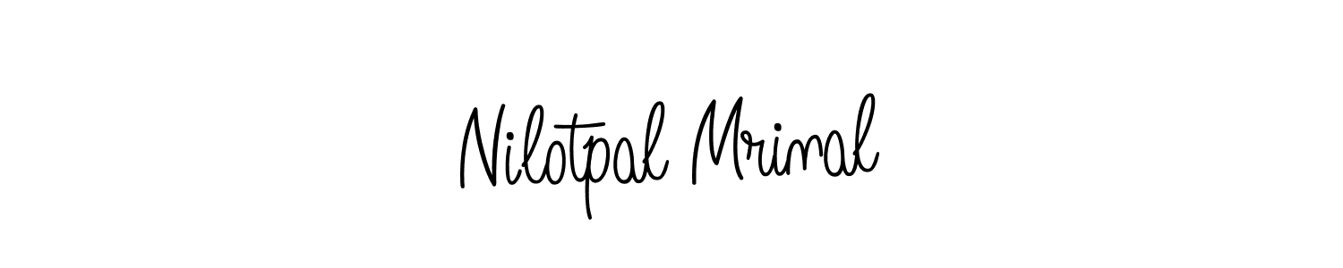 Here are the top 10 professional signature styles for the name Nilotpal Mrinal. These are the best autograph styles you can use for your name. Nilotpal Mrinal signature style 5 images and pictures png