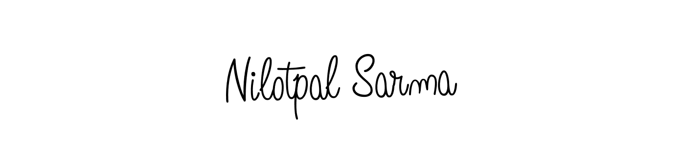 Also You can easily find your signature by using the search form. We will create Nilotpal Sarma name handwritten signature images for you free of cost using Angelique-Rose-font-FFP sign style. Nilotpal Sarma signature style 5 images and pictures png