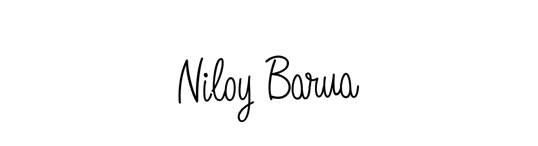 The best way (Angelique-Rose-font-FFP) to make a short signature is to pick only two or three words in your name. The name Niloy Barua include a total of six letters. For converting this name. Niloy Barua signature style 5 images and pictures png