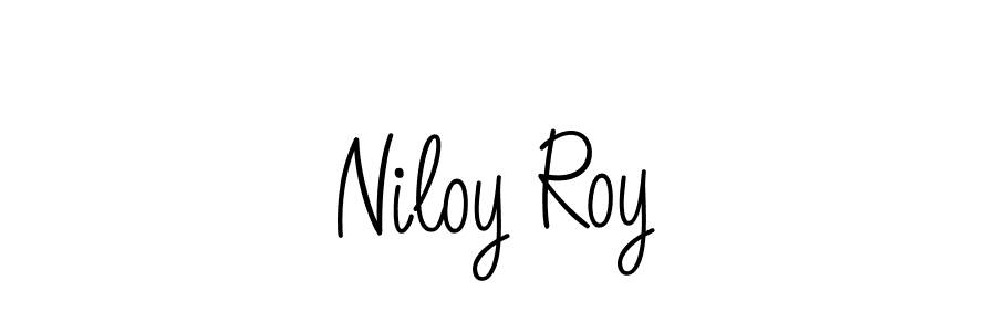 Niloy Roy stylish signature style. Best Handwritten Sign (Angelique-Rose-font-FFP) for my name. Handwritten Signature Collection Ideas for my name Niloy Roy. Niloy Roy signature style 5 images and pictures png