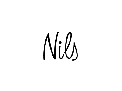 if you are searching for the best signature style for your name Nils. so please give up your signature search. here we have designed multiple signature styles  using Angelique-Rose-font-FFP. Nils signature style 5 images and pictures png