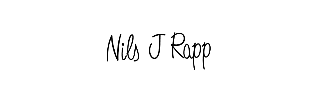 Make a beautiful signature design for name Nils J Rapp. Use this online signature maker to create a handwritten signature for free. Nils J Rapp signature style 5 images and pictures png