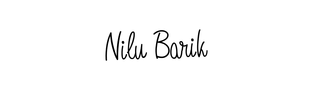 Here are the top 10 professional signature styles for the name Nilu Barik. These are the best autograph styles you can use for your name. Nilu Barik signature style 5 images and pictures png