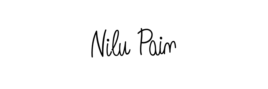 Make a short Nilu Pain signature style. Manage your documents anywhere anytime using Angelique-Rose-font-FFP. Create and add eSignatures, submit forms, share and send files easily. Nilu Pain signature style 5 images and pictures png