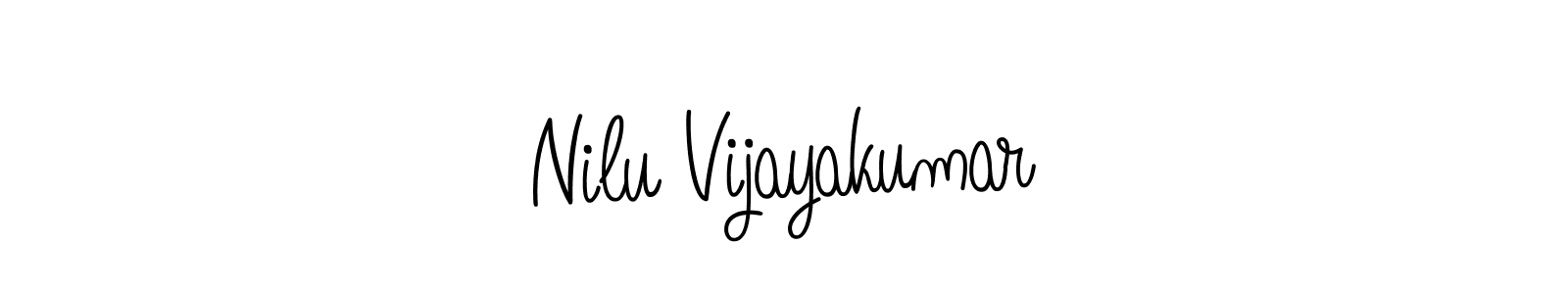 How to make Nilu Vijayakumar signature? Angelique-Rose-font-FFP is a professional autograph style. Create handwritten signature for Nilu Vijayakumar name. Nilu Vijayakumar signature style 5 images and pictures png
