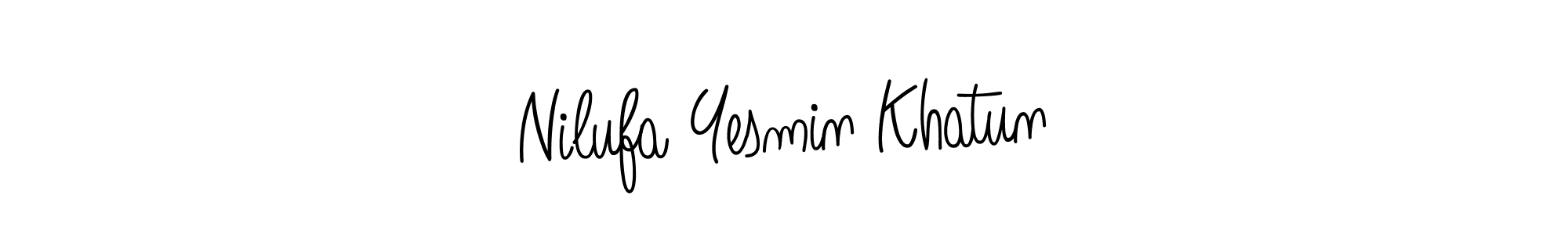 How to Draw Nilufa Yesmin Khatun signature style? Angelique-Rose-font-FFP is a latest design signature styles for name Nilufa Yesmin Khatun. Nilufa Yesmin Khatun signature style 5 images and pictures png