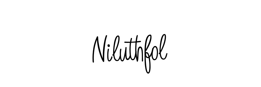 Create a beautiful signature design for name Niluthfol. With this signature (Angelique-Rose-font-FFP) fonts, you can make a handwritten signature for free. Niluthfol signature style 5 images and pictures png