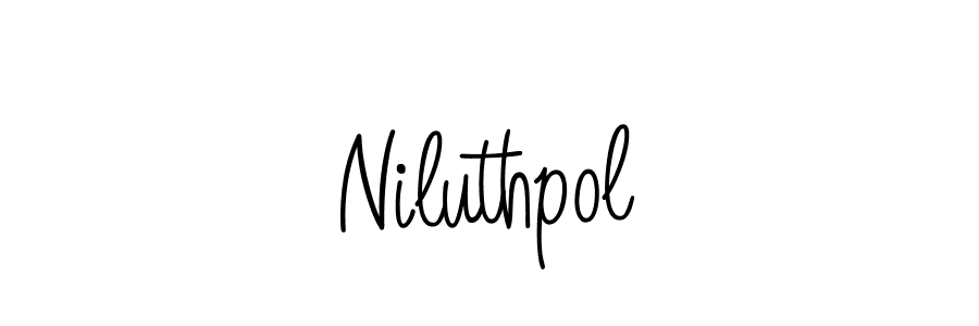 Create a beautiful signature design for name Niluthpol. With this signature (Angelique-Rose-font-FFP) fonts, you can make a handwritten signature for free. Niluthpol signature style 5 images and pictures png