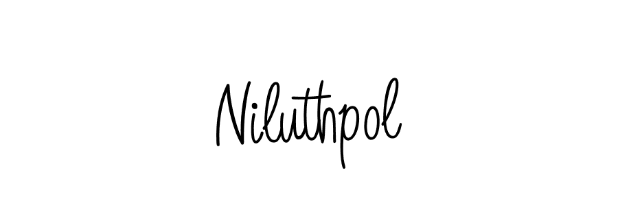 Create a beautiful signature design for name Niluthpol. With this signature (Angelique-Rose-font-FFP) fonts, you can make a handwritten signature for free. Niluthpol signature style 5 images and pictures png