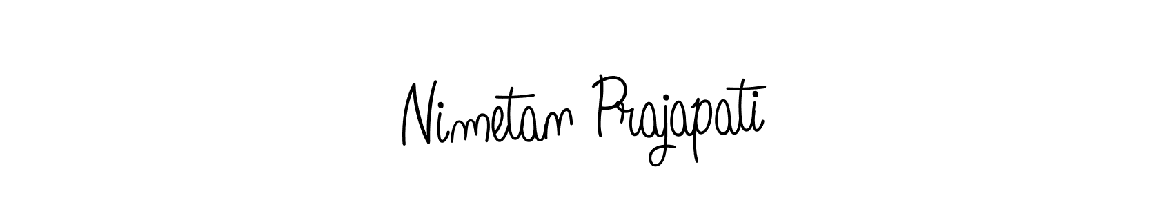 Make a beautiful signature design for name Nimetan Prajapati. Use this online signature maker to create a handwritten signature for free. Nimetan Prajapati signature style 5 images and pictures png