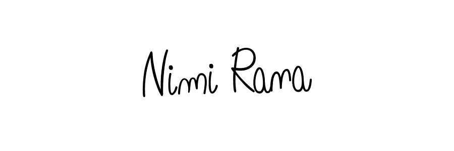 Once you've used our free online signature maker to create your best signature Angelique-Rose-font-FFP style, it's time to enjoy all of the benefits that Nimi Rana name signing documents. Nimi Rana signature style 5 images and pictures png