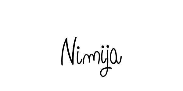 See photos of Nimija official signature by Spectra . Check more albums & portfolios. Read reviews & check more about Angelique-Rose-font-FFP font. Nimija signature style 5 images and pictures png