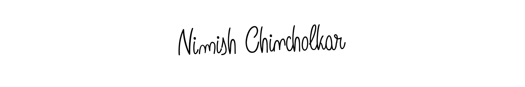 Make a short Nimish Chincholkar signature style. Manage your documents anywhere anytime using Angelique-Rose-font-FFP. Create and add eSignatures, submit forms, share and send files easily. Nimish Chincholkar signature style 5 images and pictures png