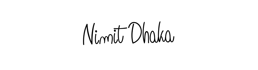 Here are the top 10 professional signature styles for the name Nimit Dhaka. These are the best autograph styles you can use for your name. Nimit Dhaka signature style 5 images and pictures png